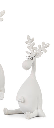 12" Moose with Glasses - RAZ Sitting 2
