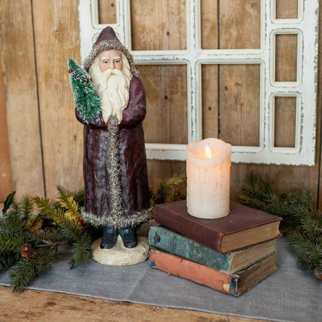 17" Vintage Red Belsnickle - Nifty Decor & More