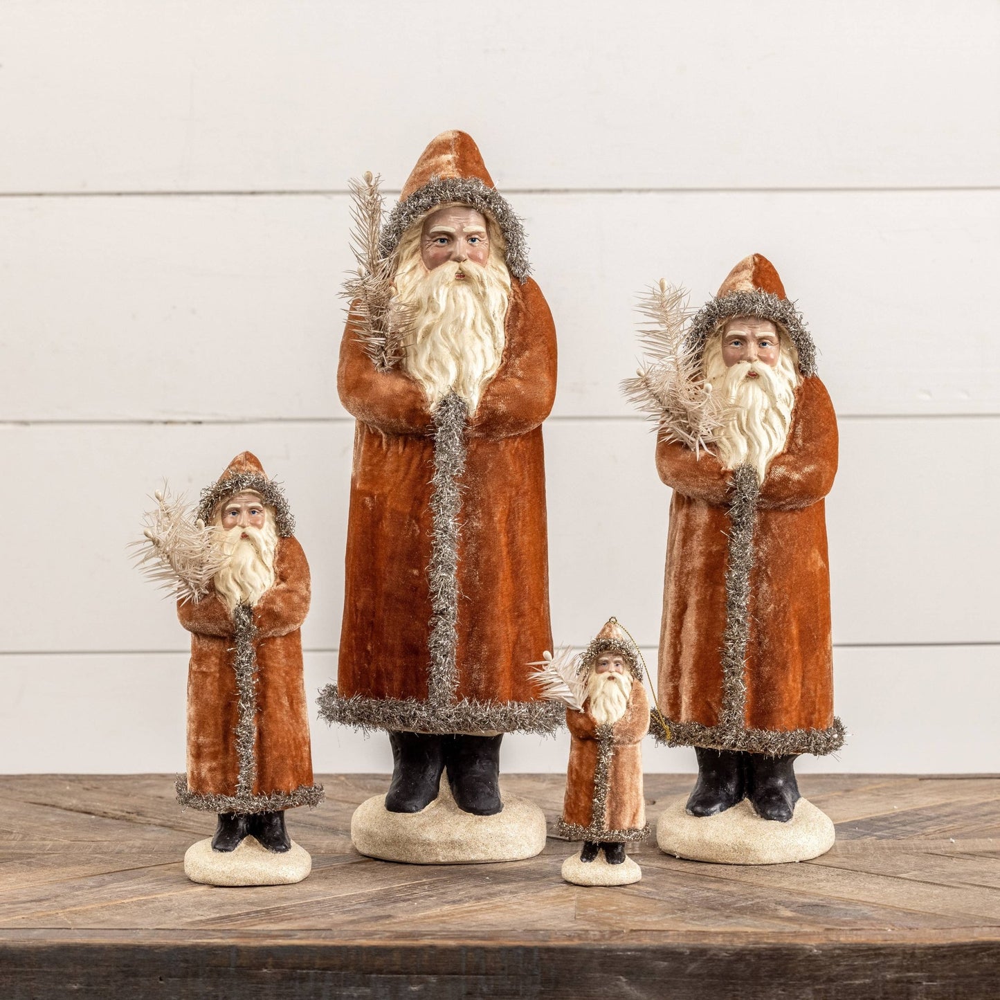 17.5" Ginger & Silver Belsnickle - Nifty Decor & More