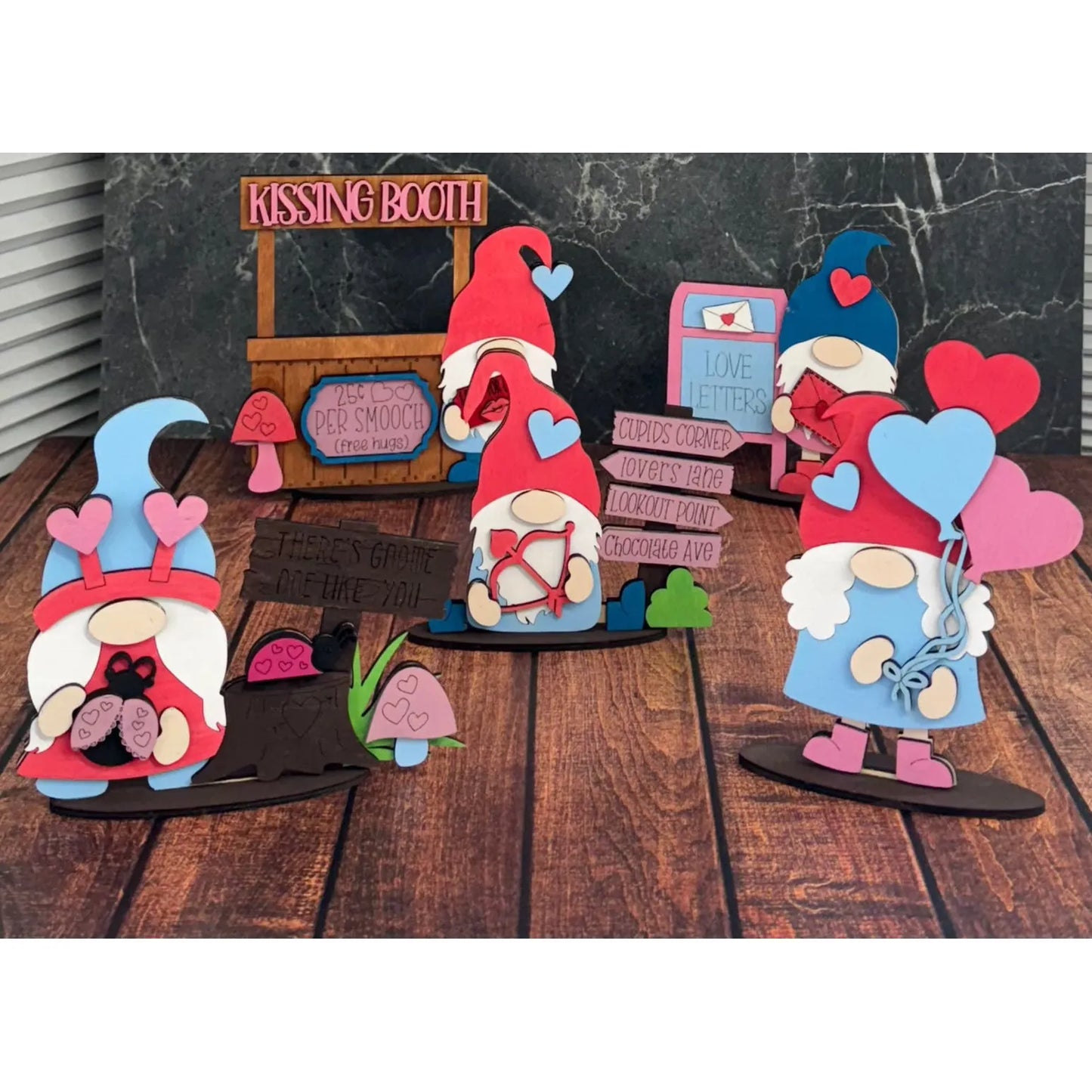 Valentine Gnomes Shelf Sitter Shelf Sitter
