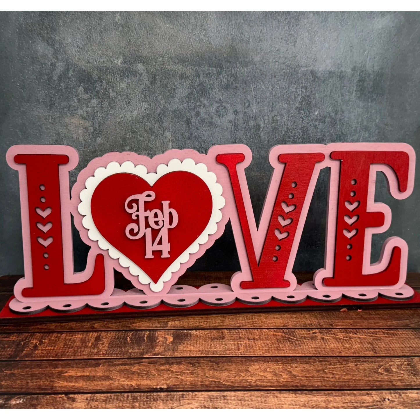 Love Valentine Shelf Sitter Shelf Sitter