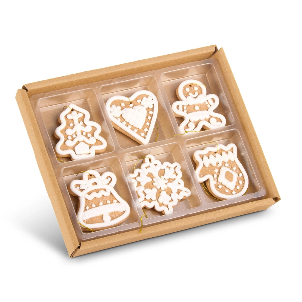 2" Box of Mini Gingerbread Ornaments