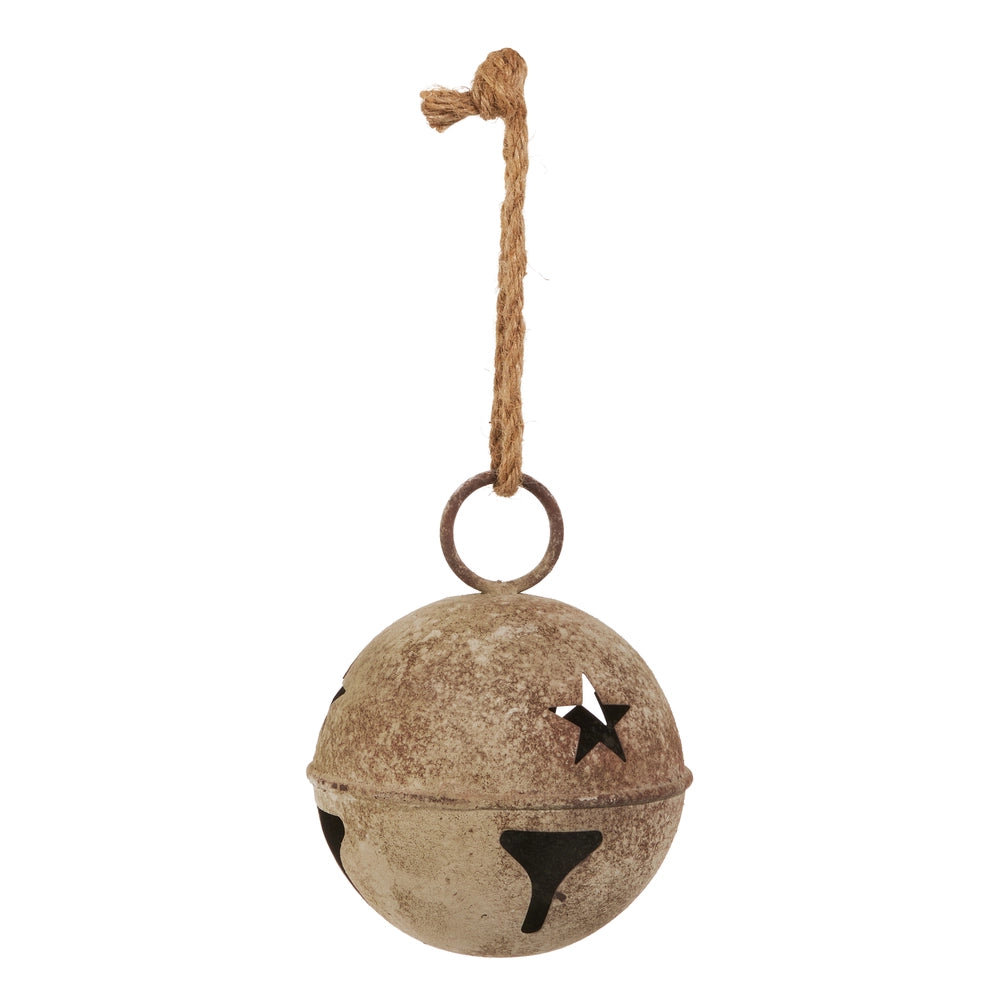 7" Rustic Jingle Bell Ornament