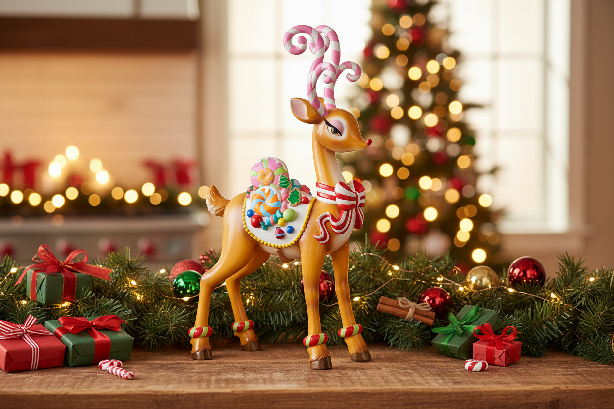 20" Sassy Jingle Standing Deer
