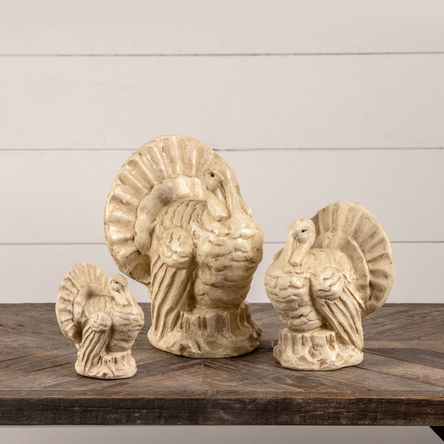 6" Antique White Turkey - Nifty Decor & More