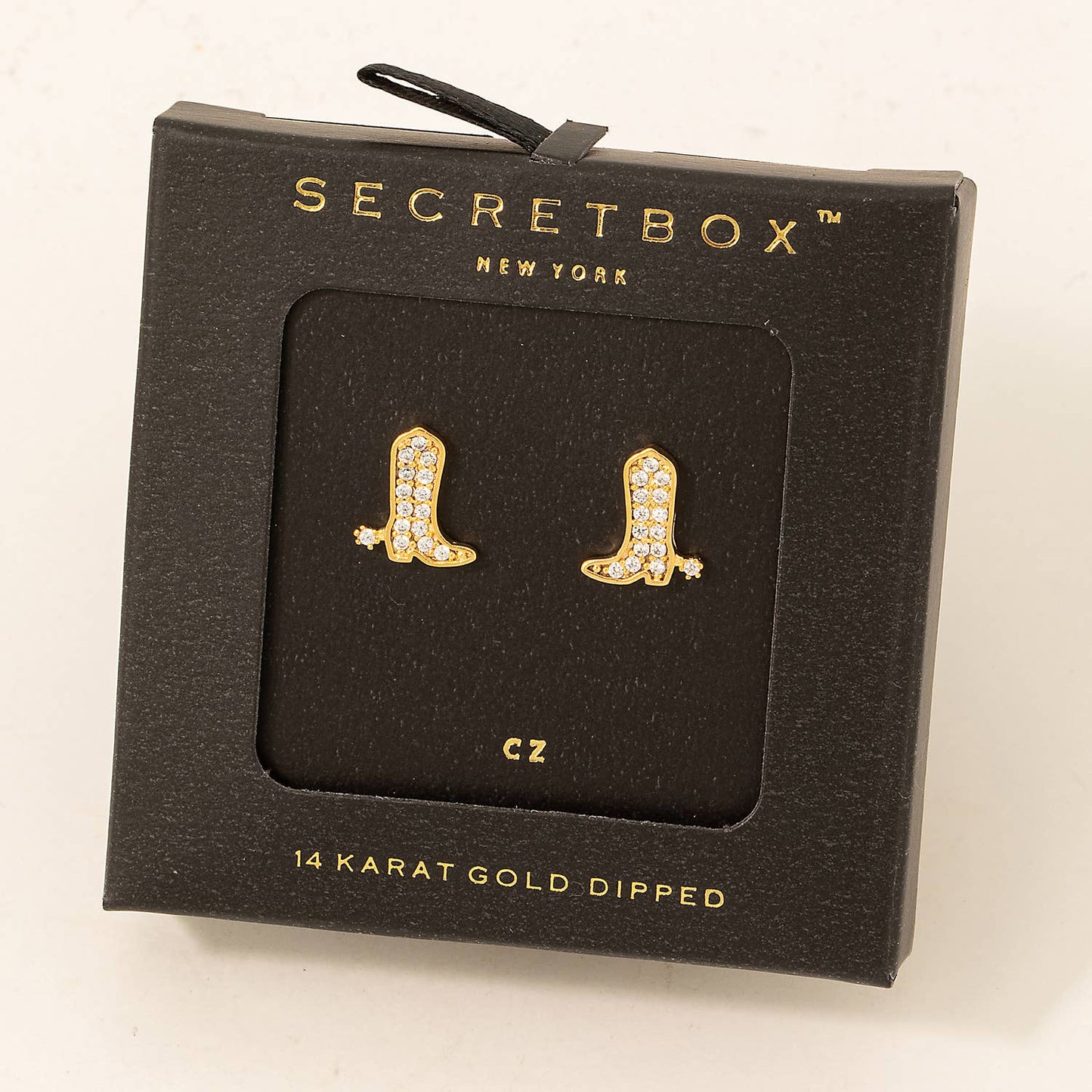 Secret Box Gold Dipped Studded Western Cowboy Boot Stud