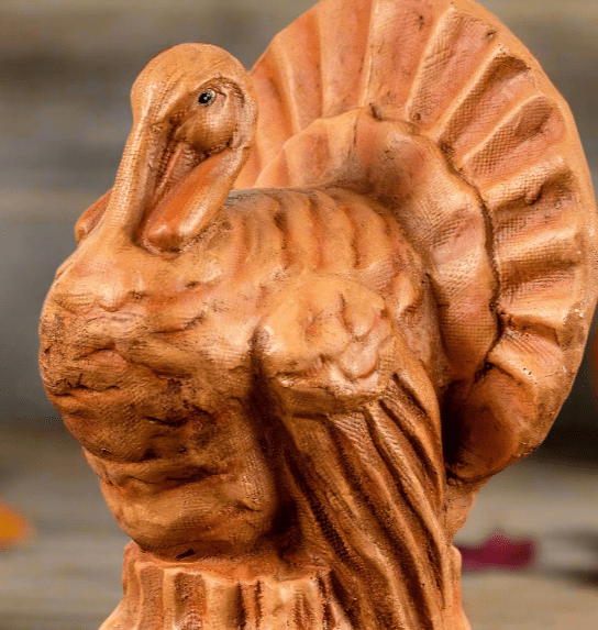 9" Faded Orange Turkey - Nifty Decor & More