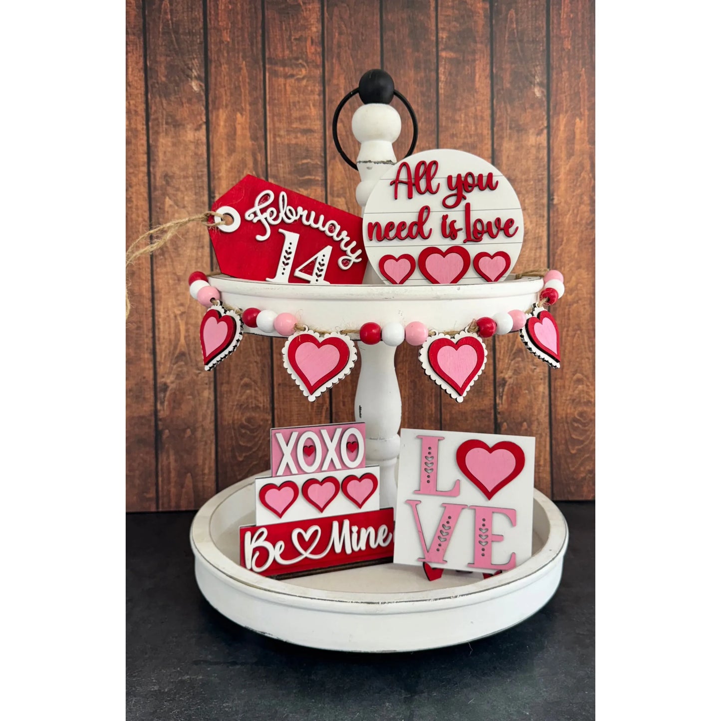 Valentine Love Tiered Tray Tiered Tray
