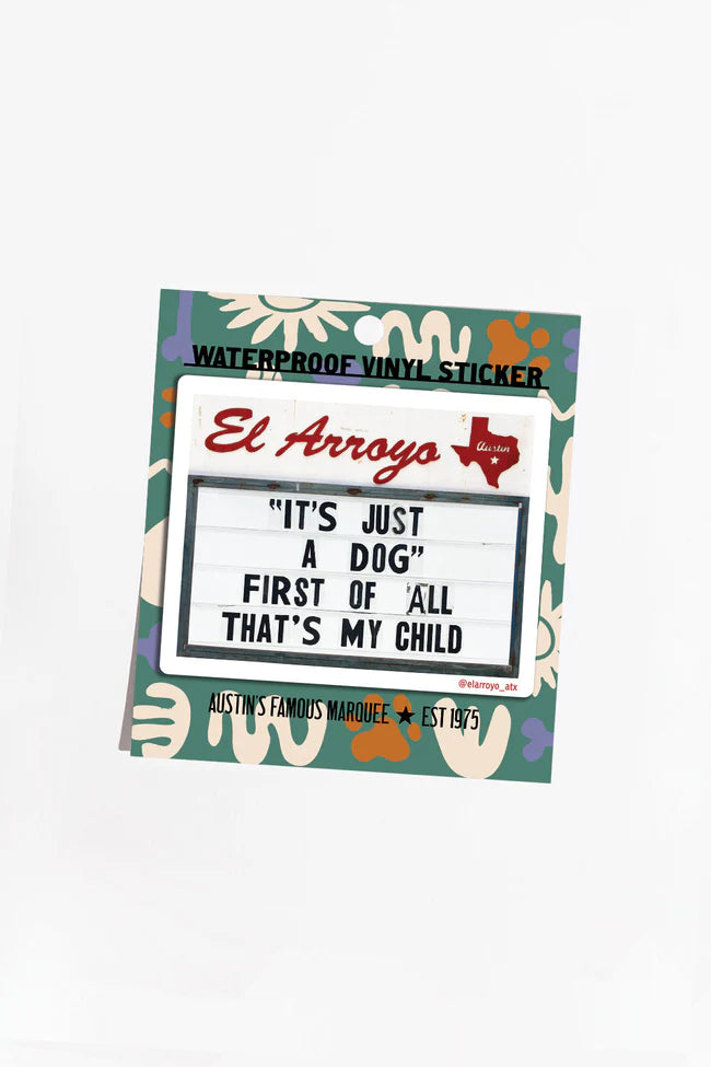 Just A Dog - Sticker Stickers