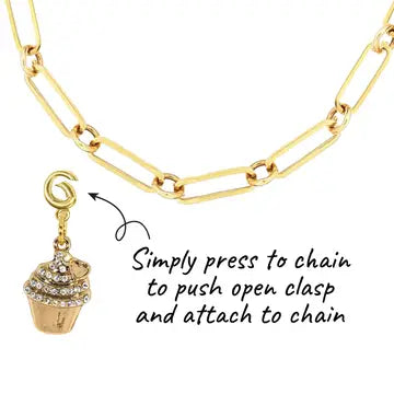 14K Gold Plated Paperclip Chain Necklace ✨ | Adjustable Gold Necklace| Minimalist Necklace| Charm Necklace| Dainty Gold Necklace | Summer Jewelry