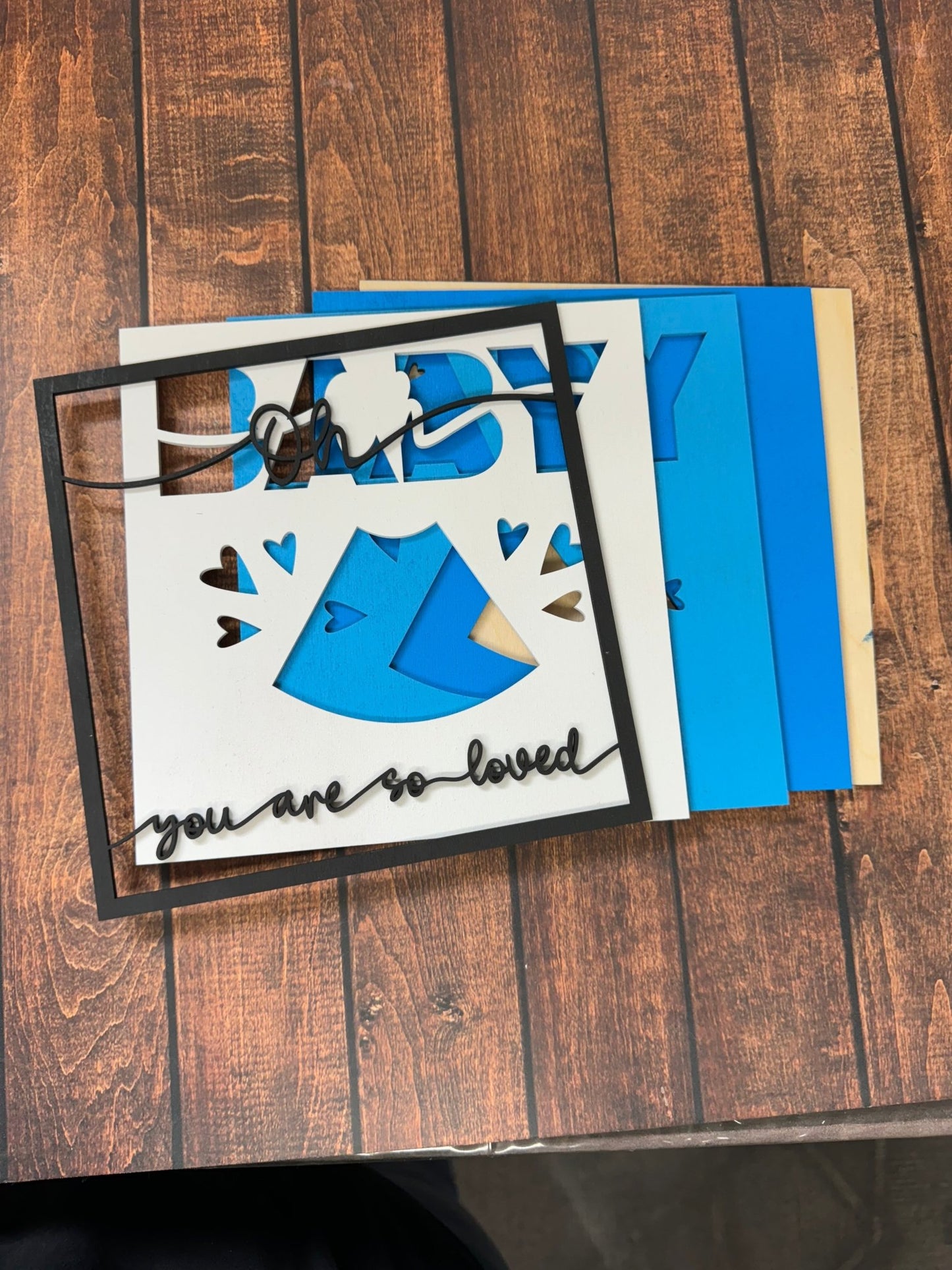 Baby Shadow Box