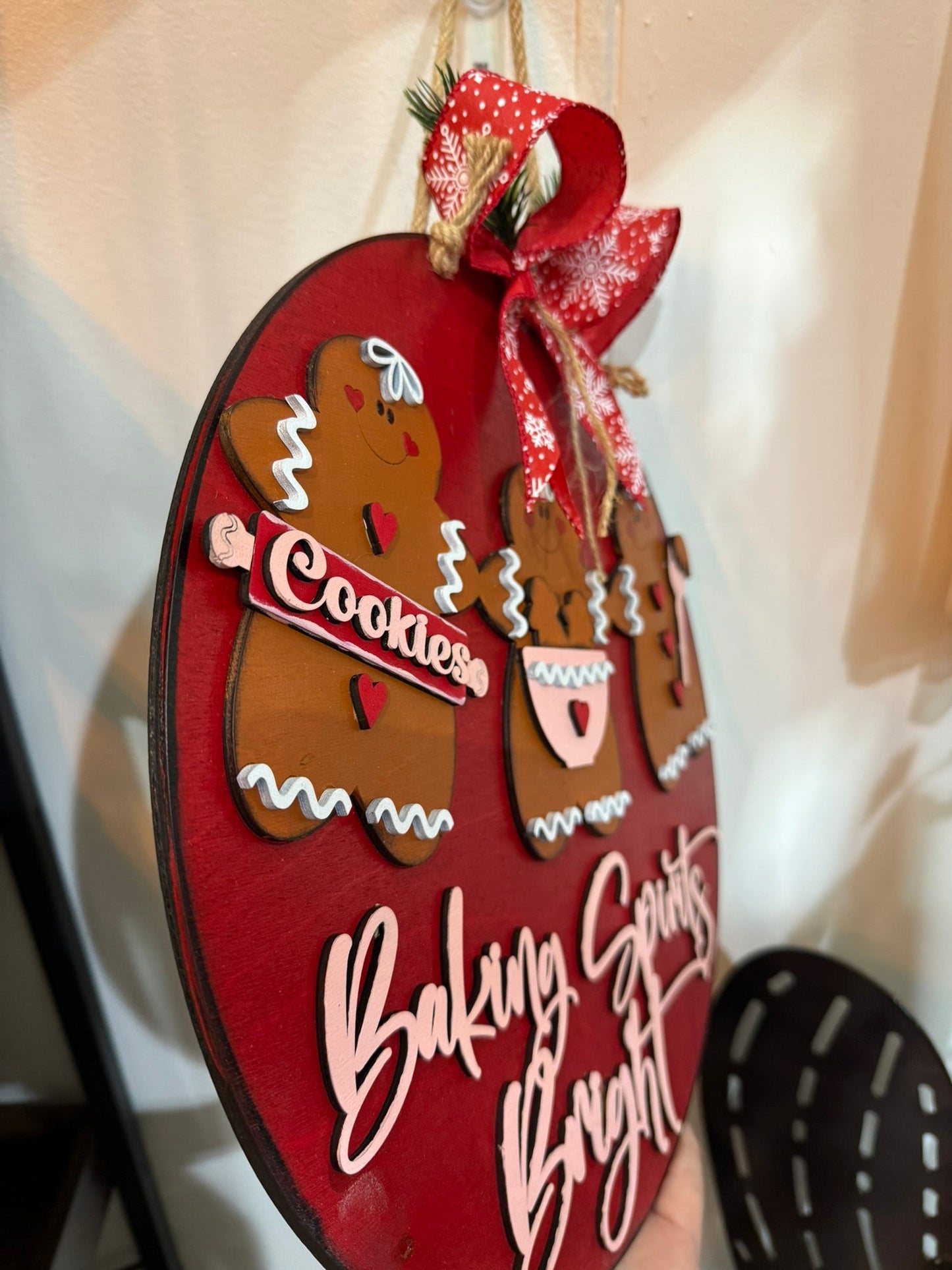 Baking Spirits Bright Door Hanger - Nifty Decor & More