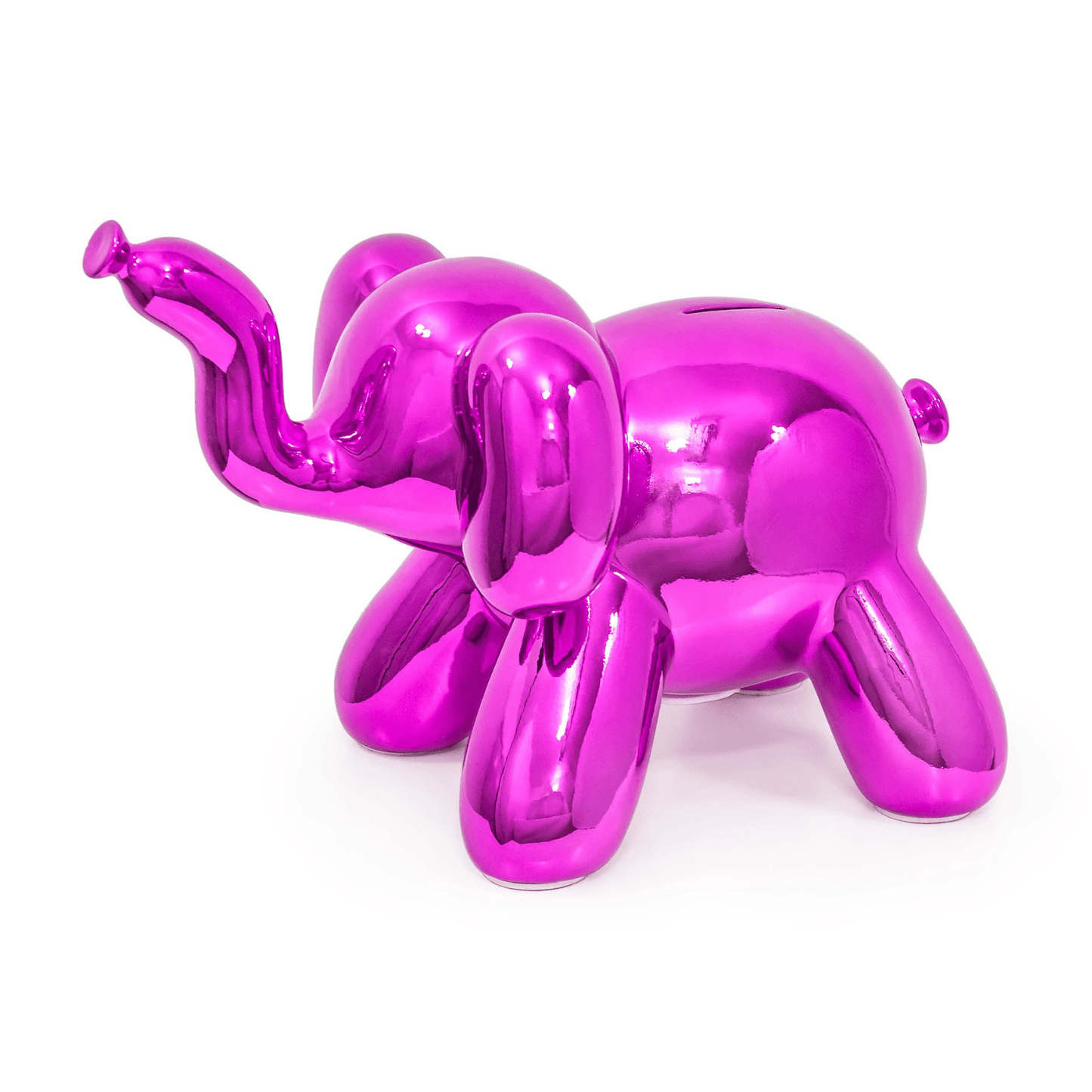 Balloon Animal Money Banks, Unique Whimsical Coin Storage for Children’s Savings, Perfect Birthday Gift balloon animal bank Shiny Pink Elephant