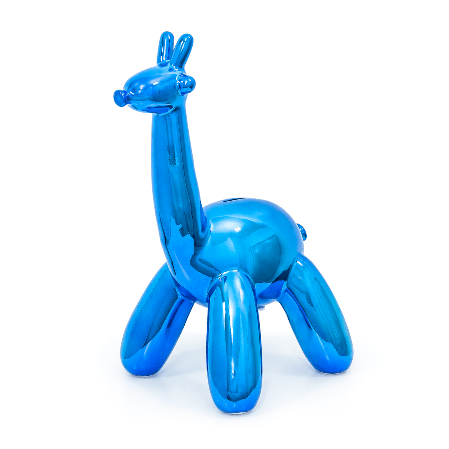 Balloon Animal Money Banks, Unique Whimsical Coin Storage for Children’s Savings, Perfect Birthday Gift balloon animal bank Blue Giraffe