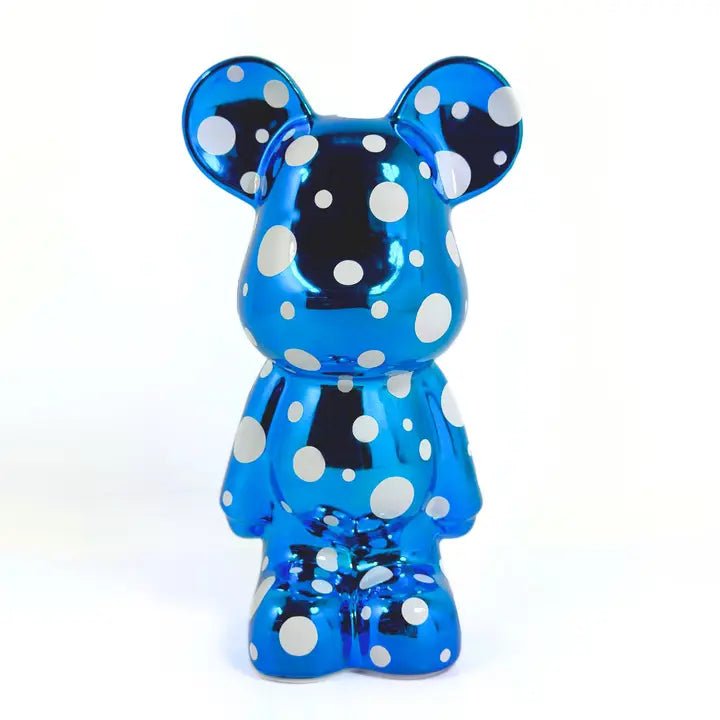 Balloon Animal Money Banks, Unique Whimsical Coin Storage for Children’s Savings, Perfect Birthday Gift balloon animal bank Blue Polka Dot Bear
