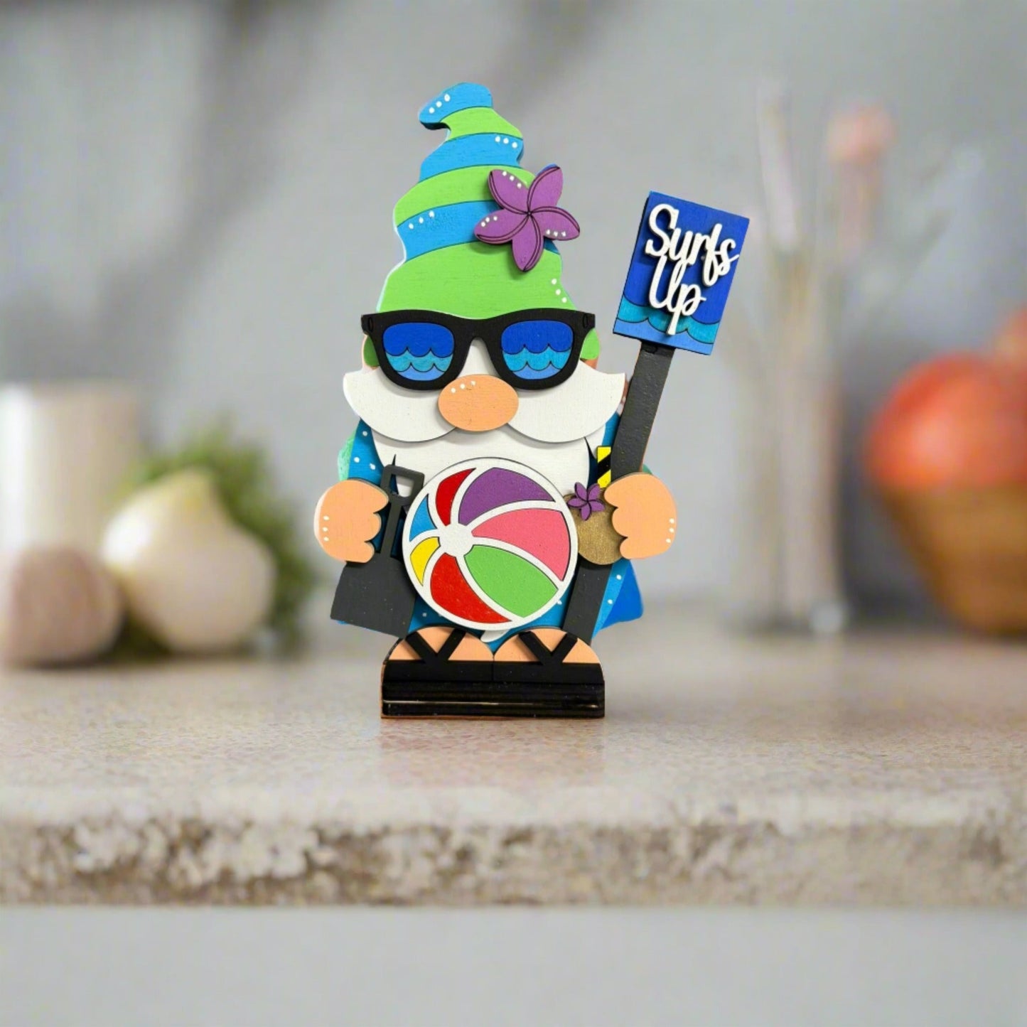 Beach Gnomes Summer Shelf Sitter Boy