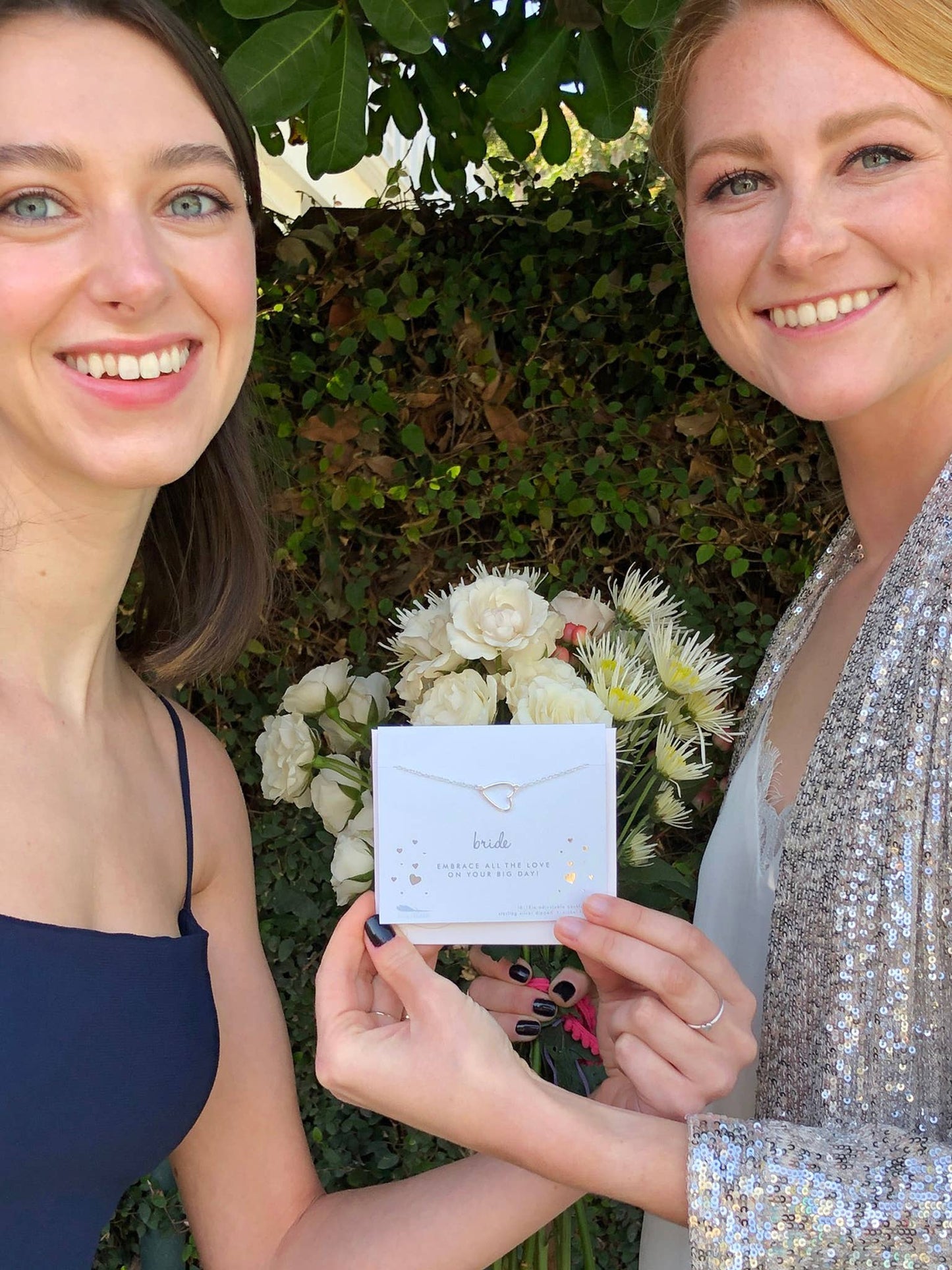 Bride Necklace & Card Set - Best Day Ever Wedding Jewelry for Women Jewelry Wedding