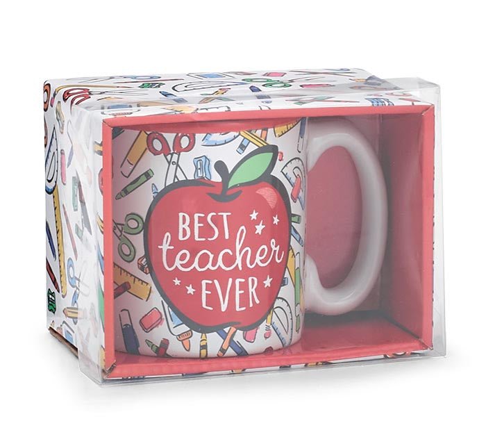 Best Teacher Ever Apple Mug