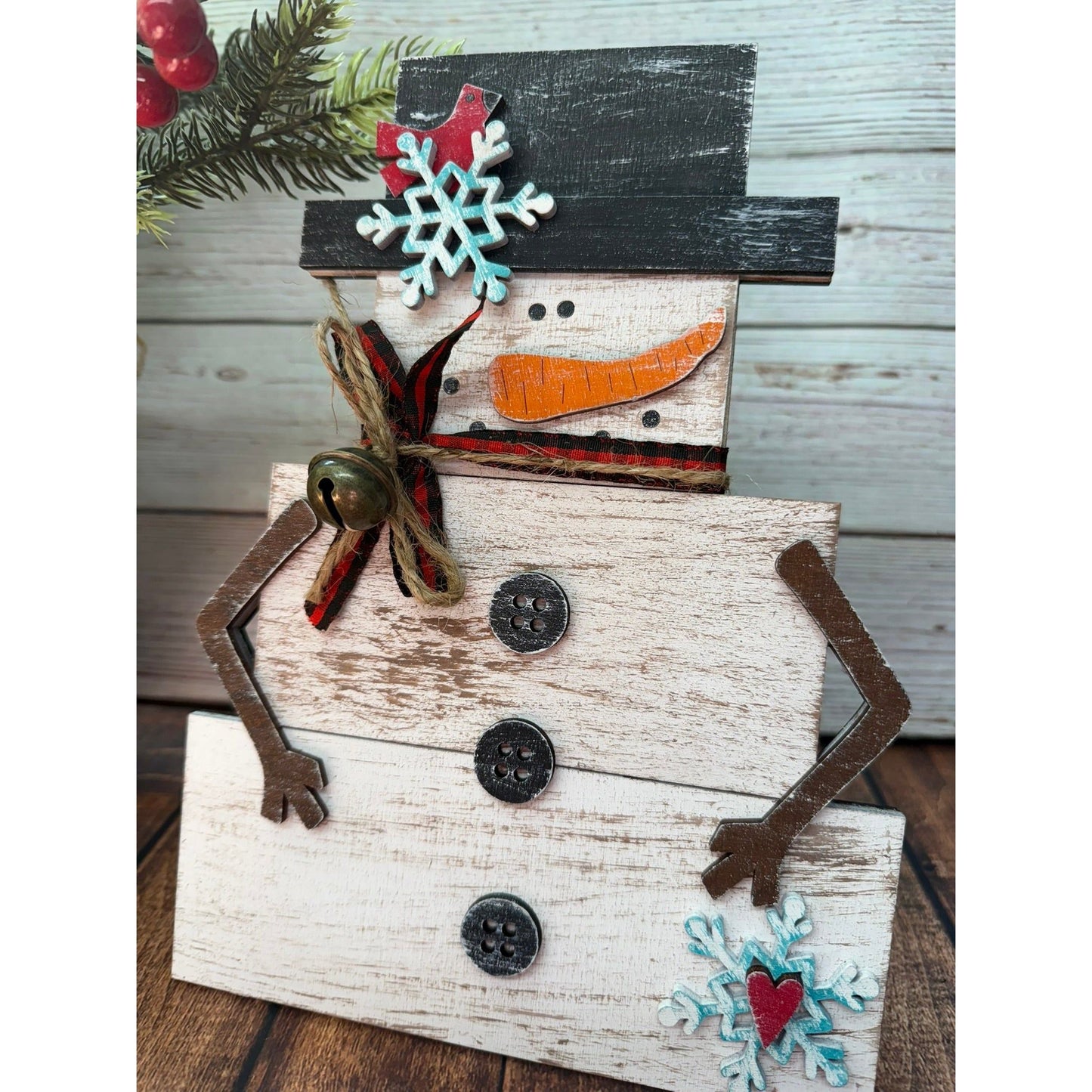 Block Snowman - Nifty Decor & More