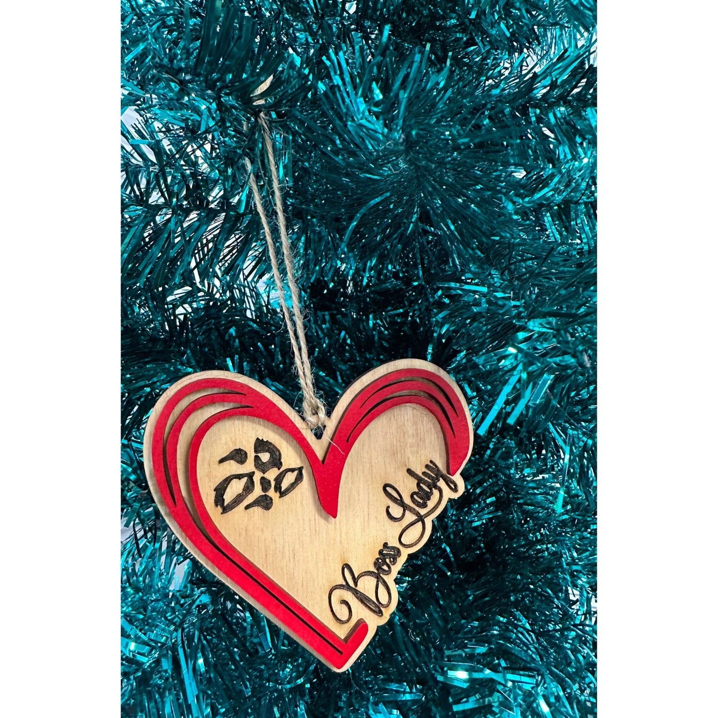 Boss Babe Ornaments | Trendy Lady Christmas Decorations | Gift for Women, Office Decor, Holiday Ornament, Fun & Stylish Decor - Nifty Decor & More