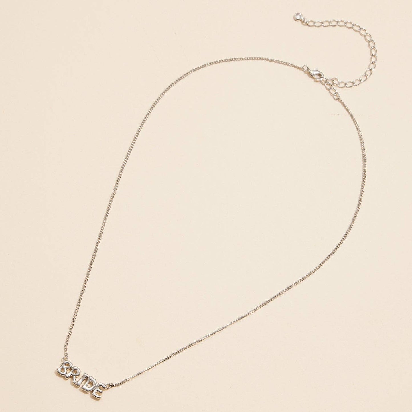 Bride Bubble Necklace 18K Gold Dipped, Chic Wedding Jewelry, Stunning Wedding Accessory for Brides, Gift Idea - Nifty Decor & More