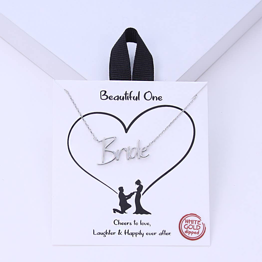 BRIDE Gold - Dipped Necklace - Nifty Decor & More