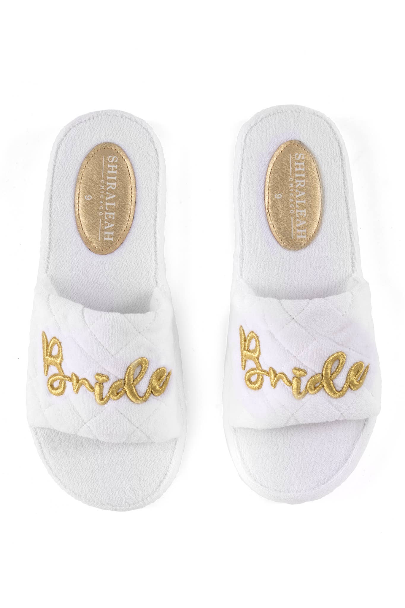 Bride Pool Slides, Stylish White Wedding Footwear for Poolside & Honeymoon, Fabulous Gift for Bride-to-Be Slippers Small