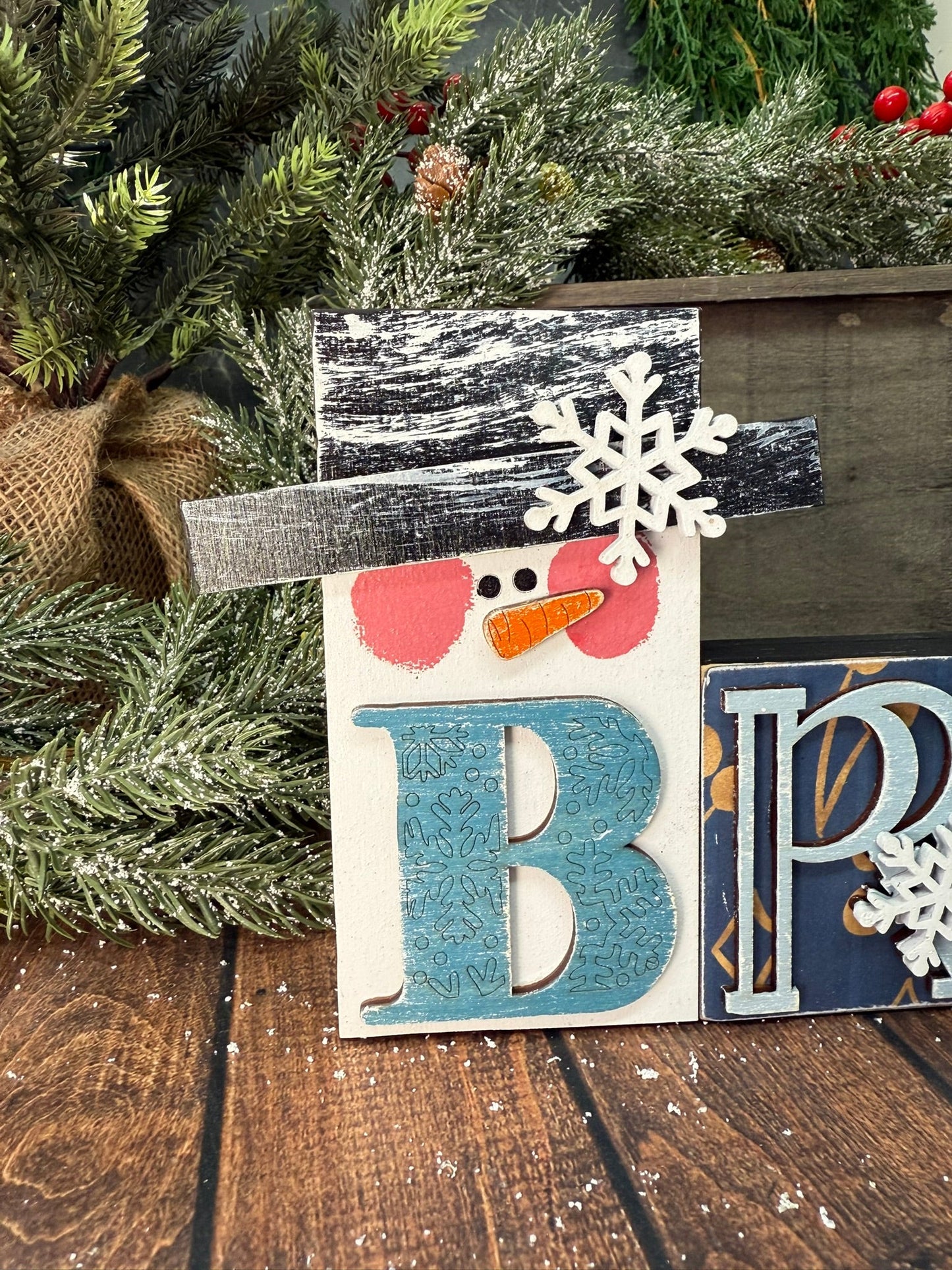 Brrr Word Block - Nifty Decor & More
