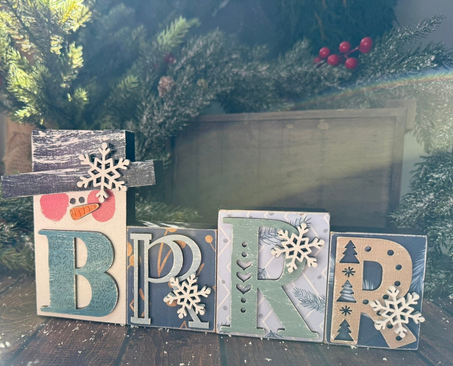 Brrr Word Block - Nifty Decor & More