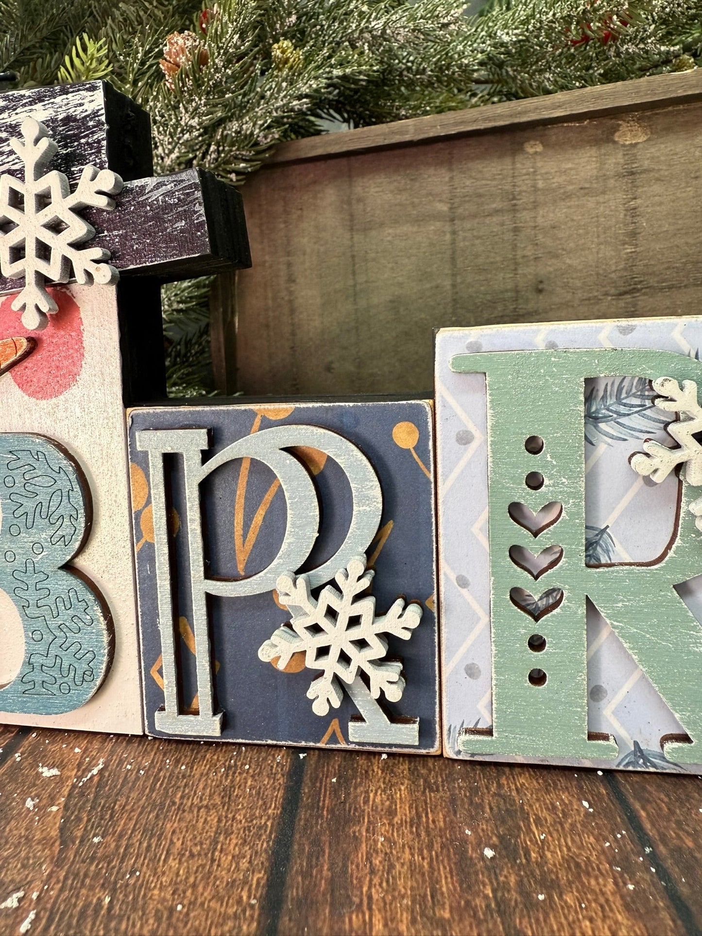 Brrr Word Block - Nifty Decor & More