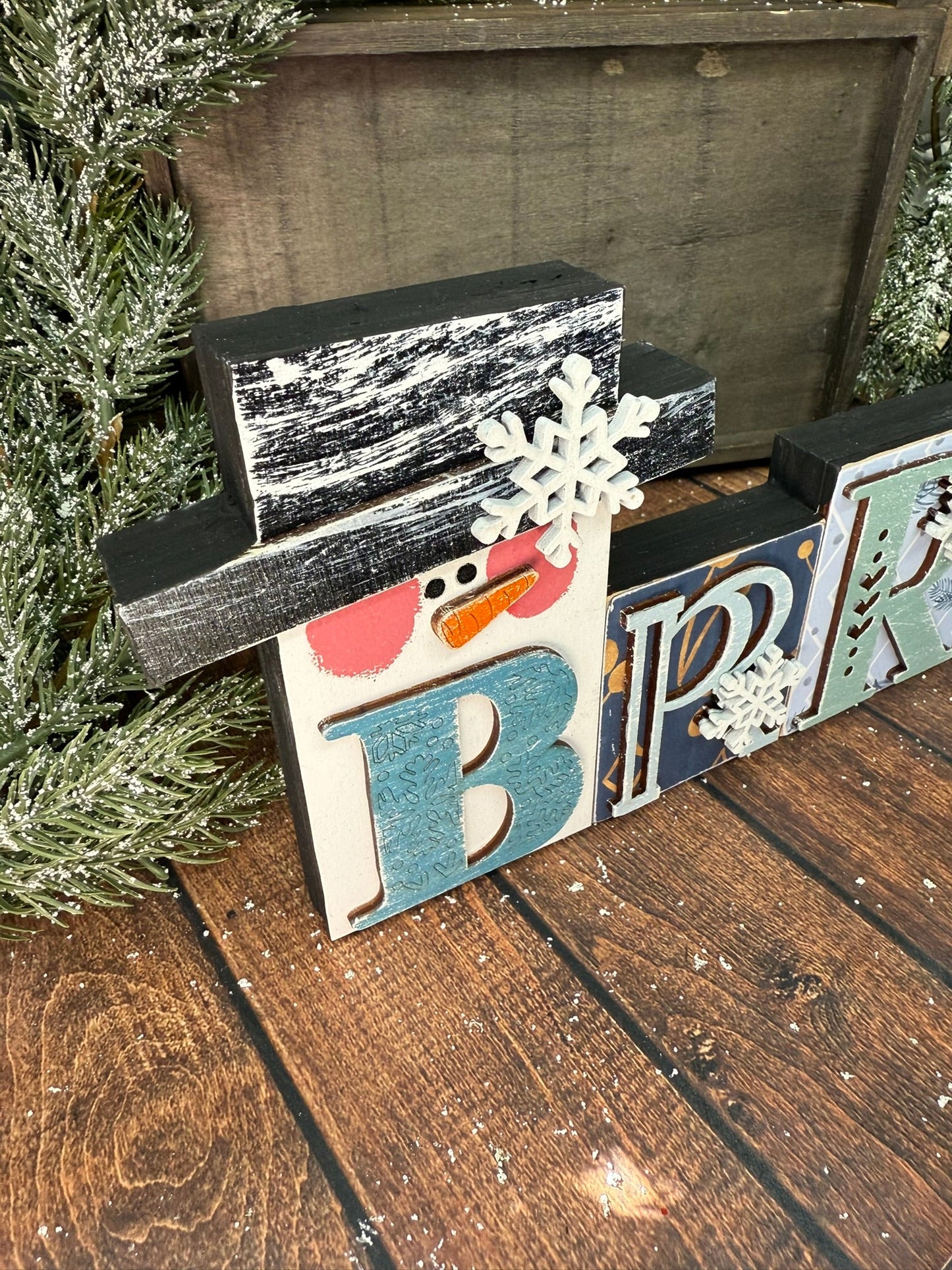Brrr Word Block - Nifty Decor & More