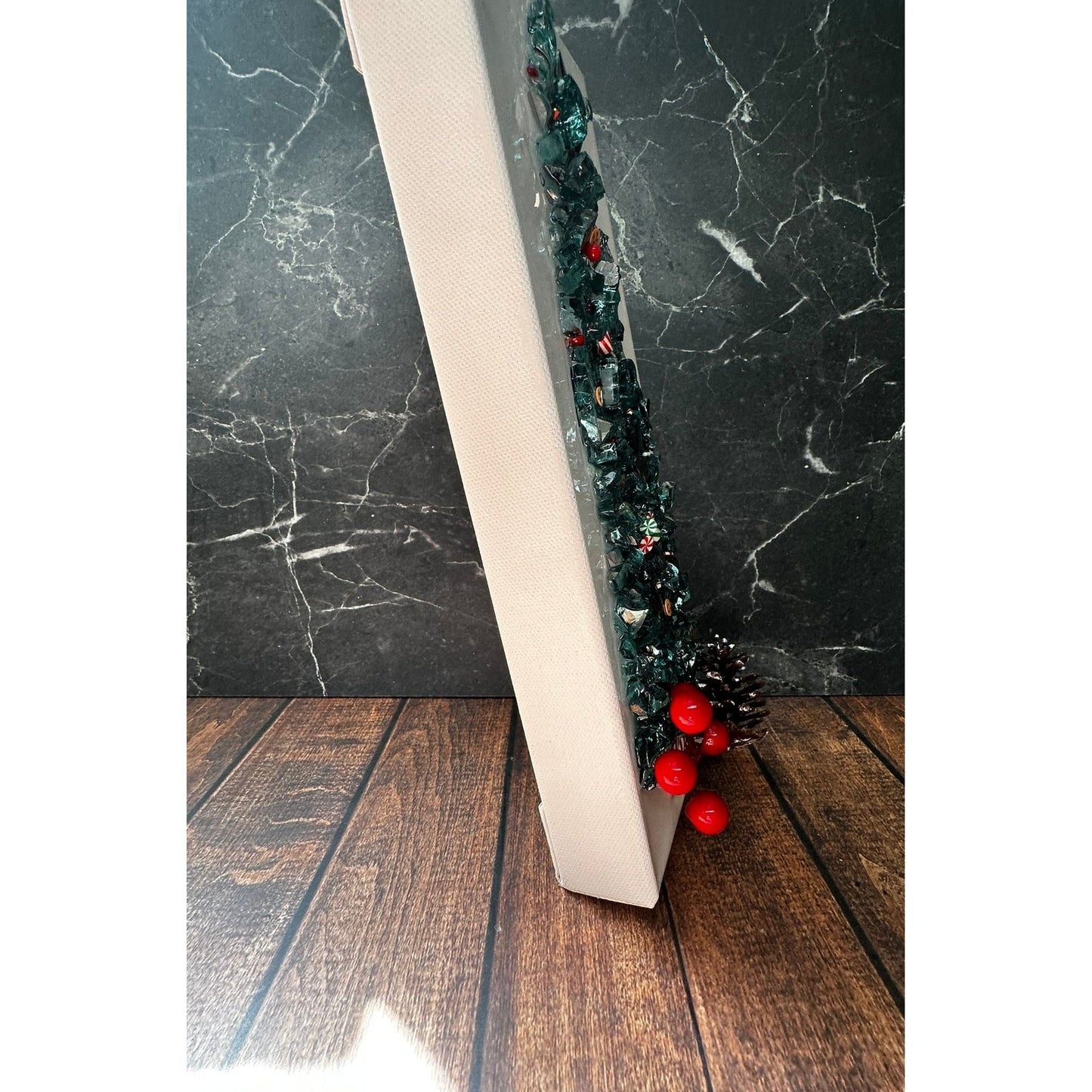 Candy Cane Christmas Tree Resin Frame - Nifty Decor & More