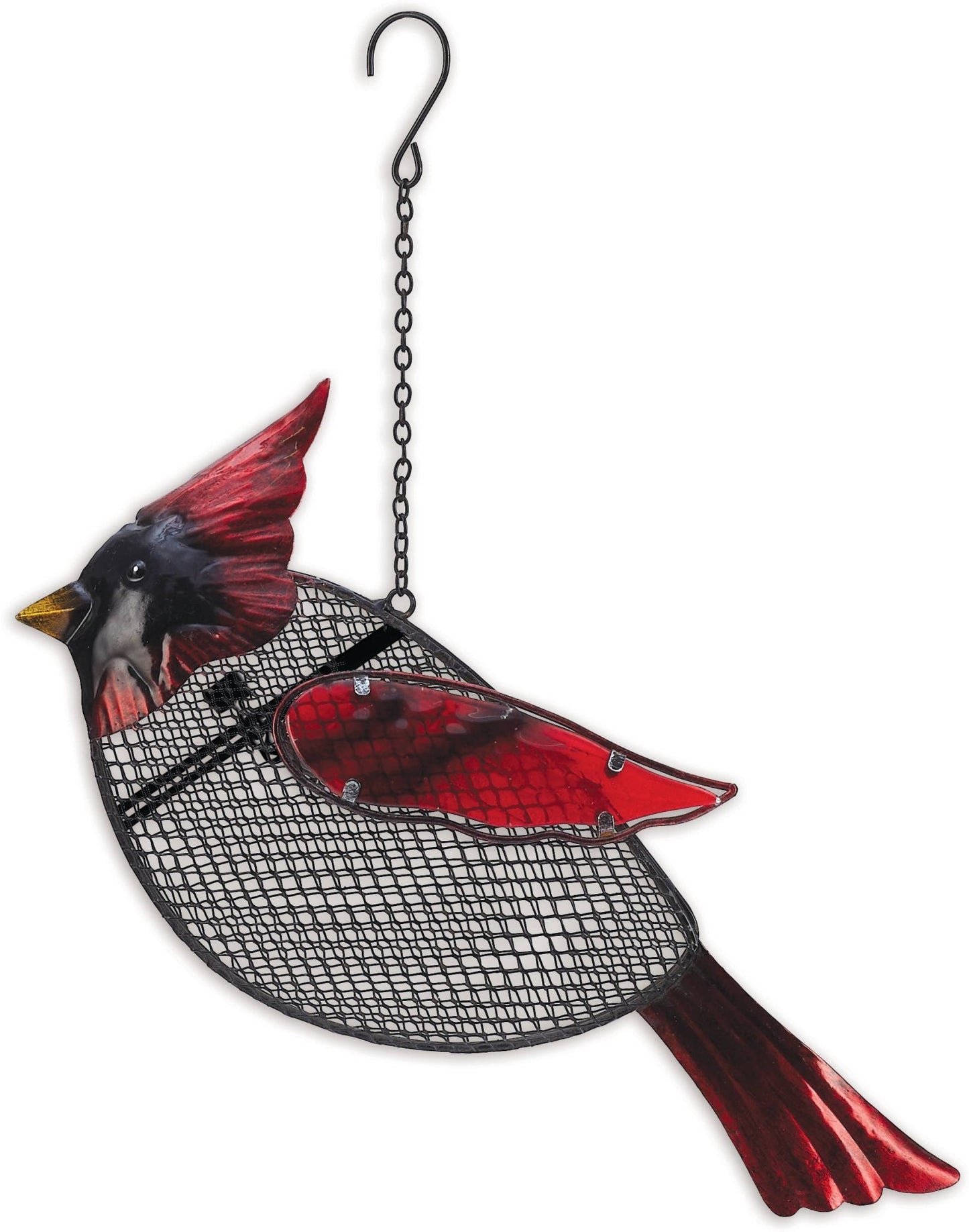 Cardinal Birdfeeder, Vibrant Outdoor Feeder for Bird Watchers, Decorative Garden Accessory, Thoughtful Mother’s Day Gift