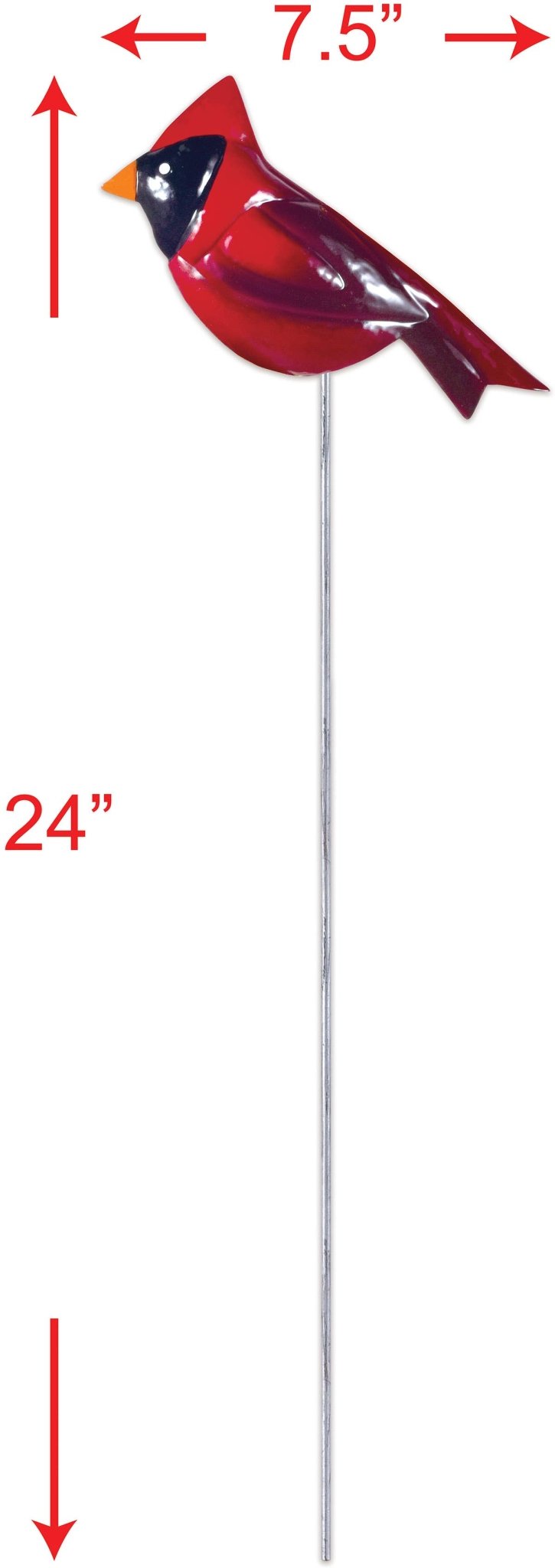 Cardinal Decorative Plant Pick 24"