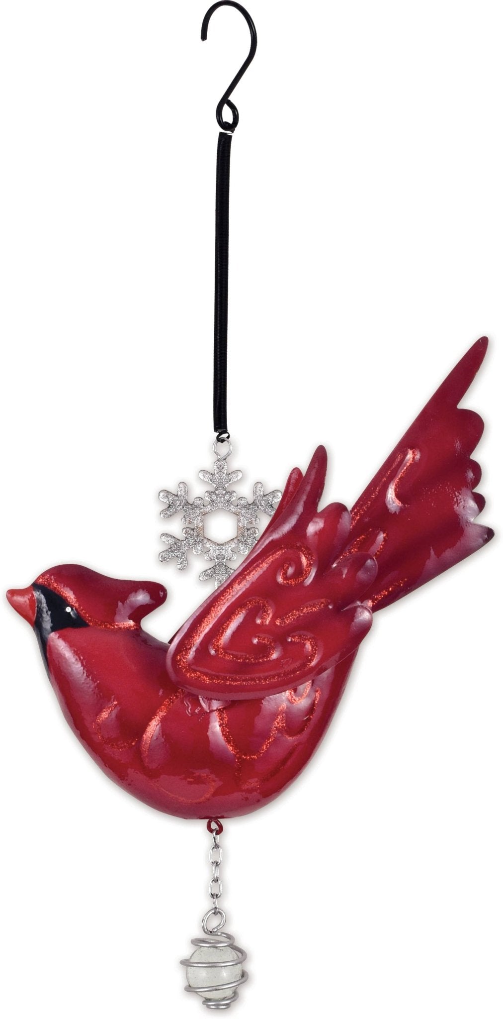 Cardinal & Snowflake Bouncy Ornaments & Accents