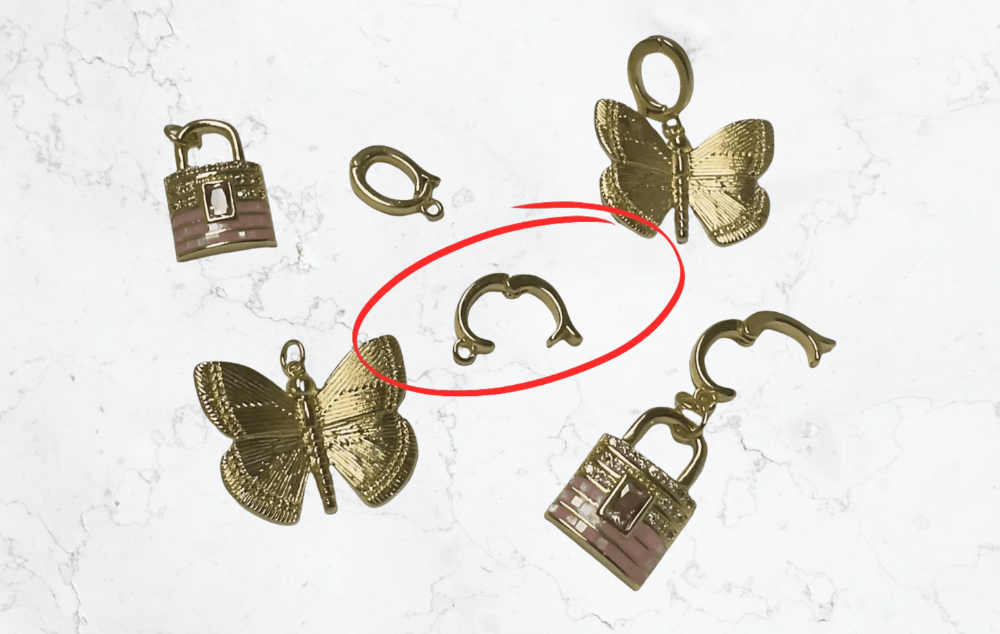 Charm Clip, versatile accessory add on for bracelet or necklace, perfect gift for charm lovers and jewelry enthusiasts - Nifty Decor & More