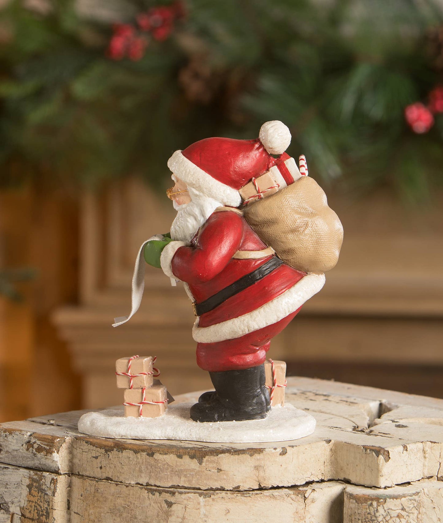 Checking It Twice Santa Christmas Collectible