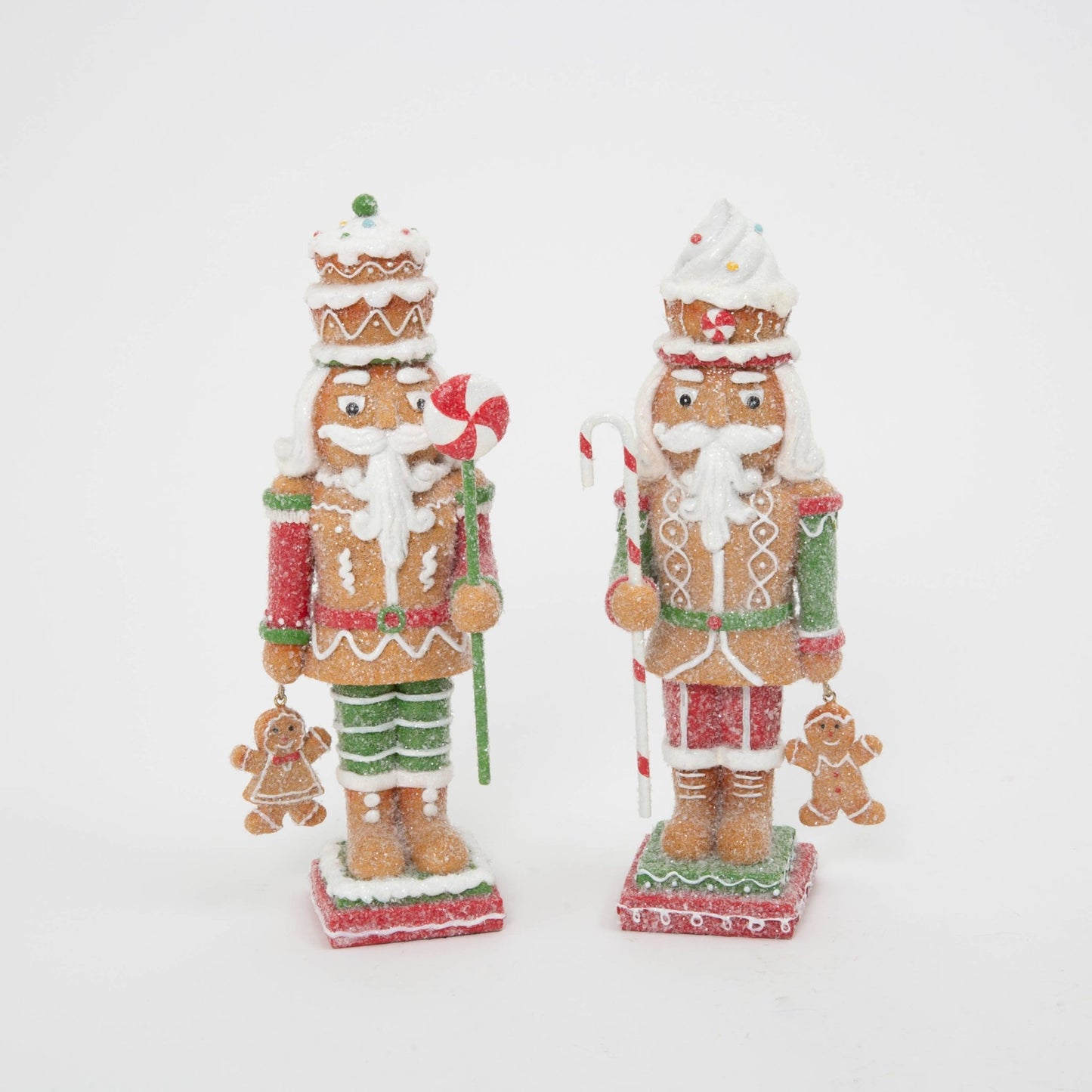 10" Christmas Resin Gingerbread Figurine Seasonal Decor