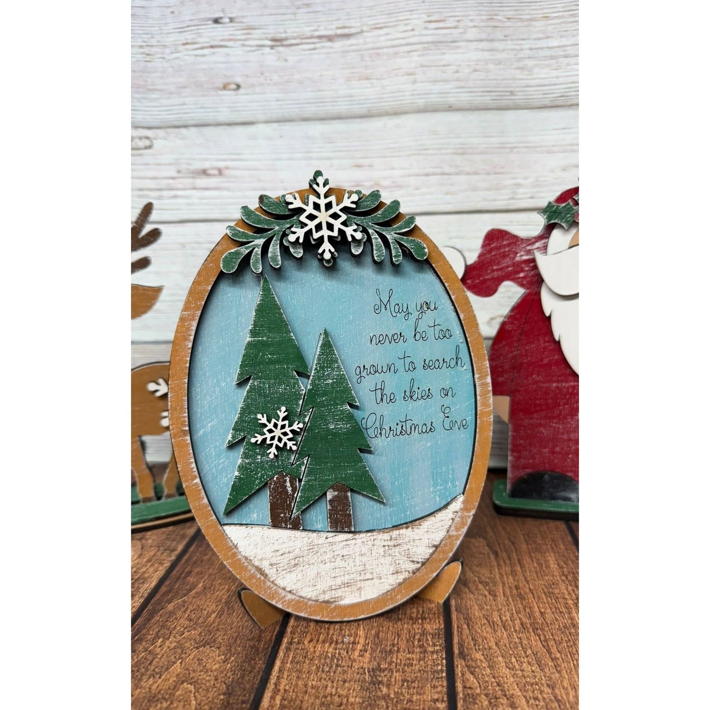 Christmas Eve Décor - 4 PC Set - Nifty Decor & More