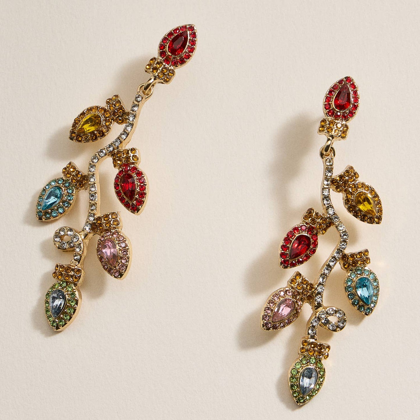 Christmas Lights Dangling Earrings