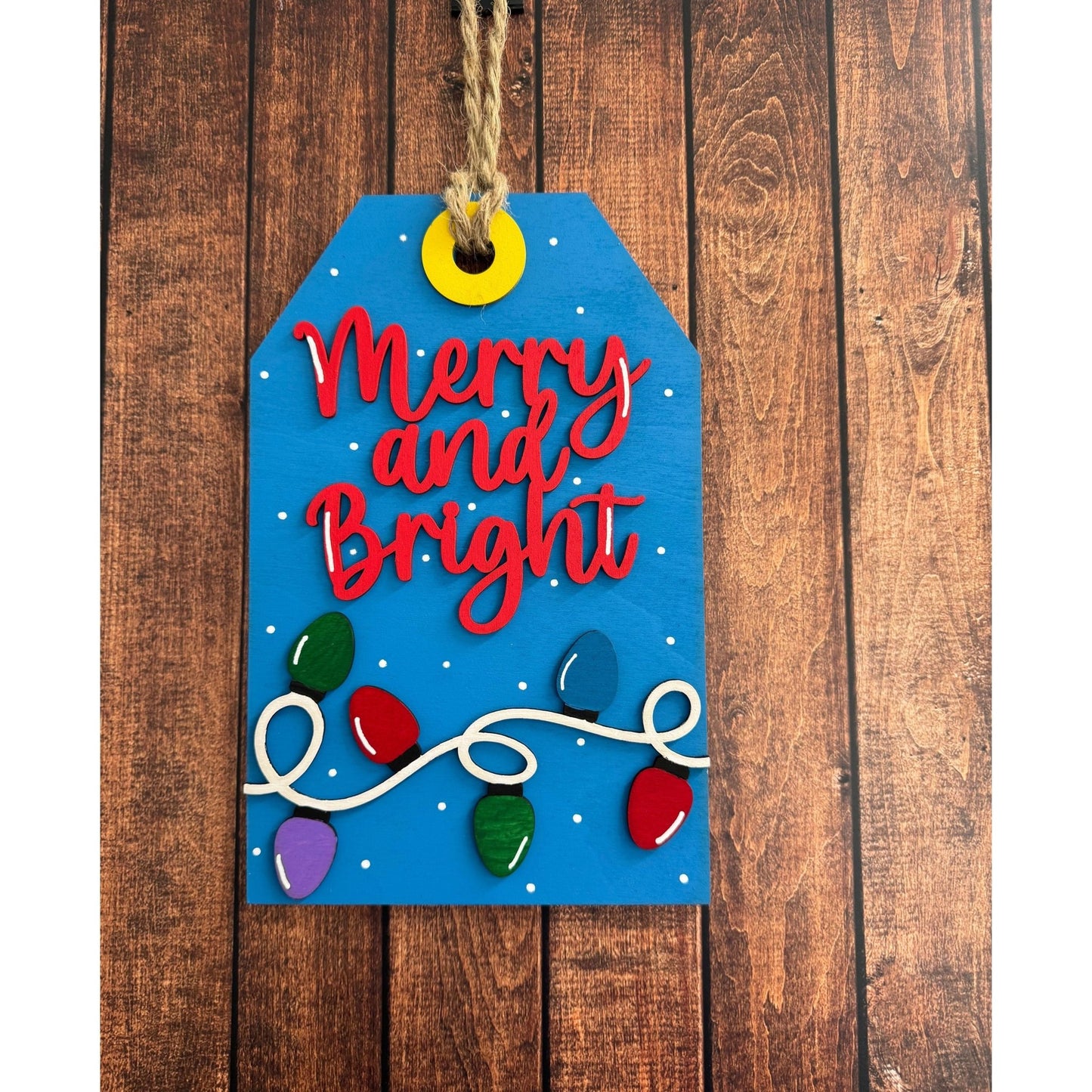 Christmas Tag Sign - Nifty Decor & More