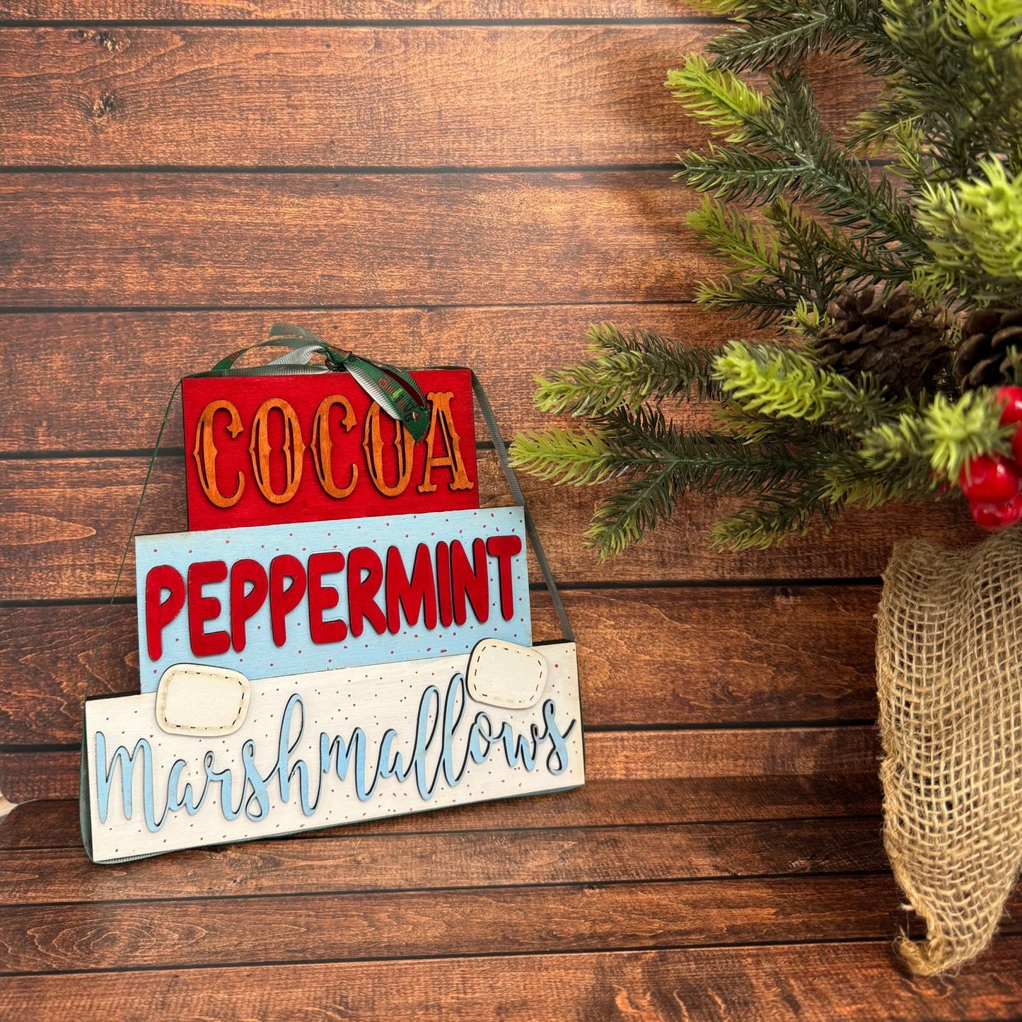 Christmas Word Stackers - Nifty Decor & More