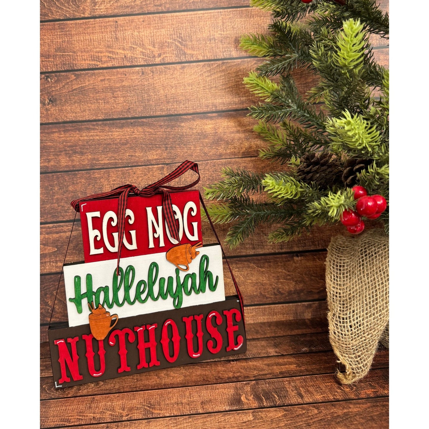 Christmas Word Stackers - Nifty Decor & More