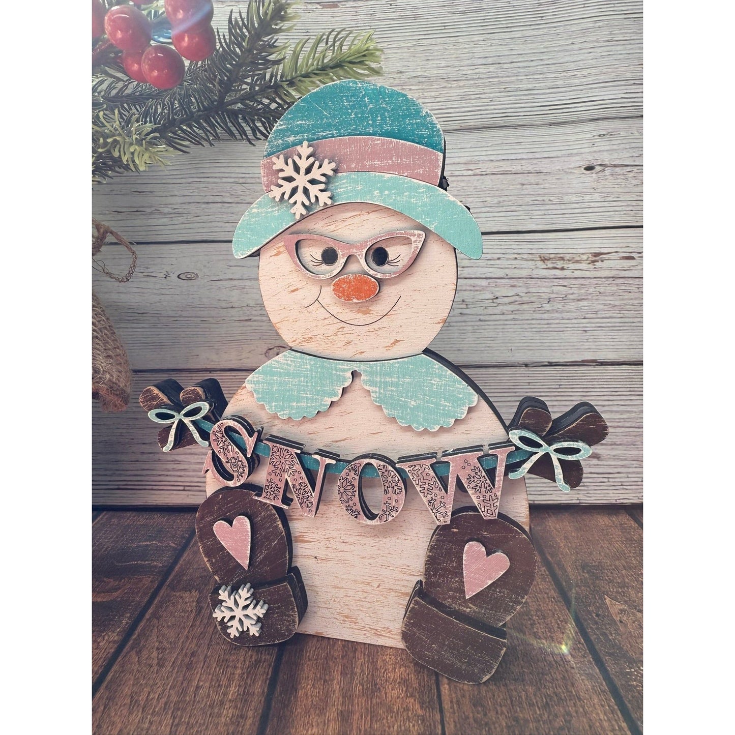 Chunky Mrs. Snow - Nifty Decor & More