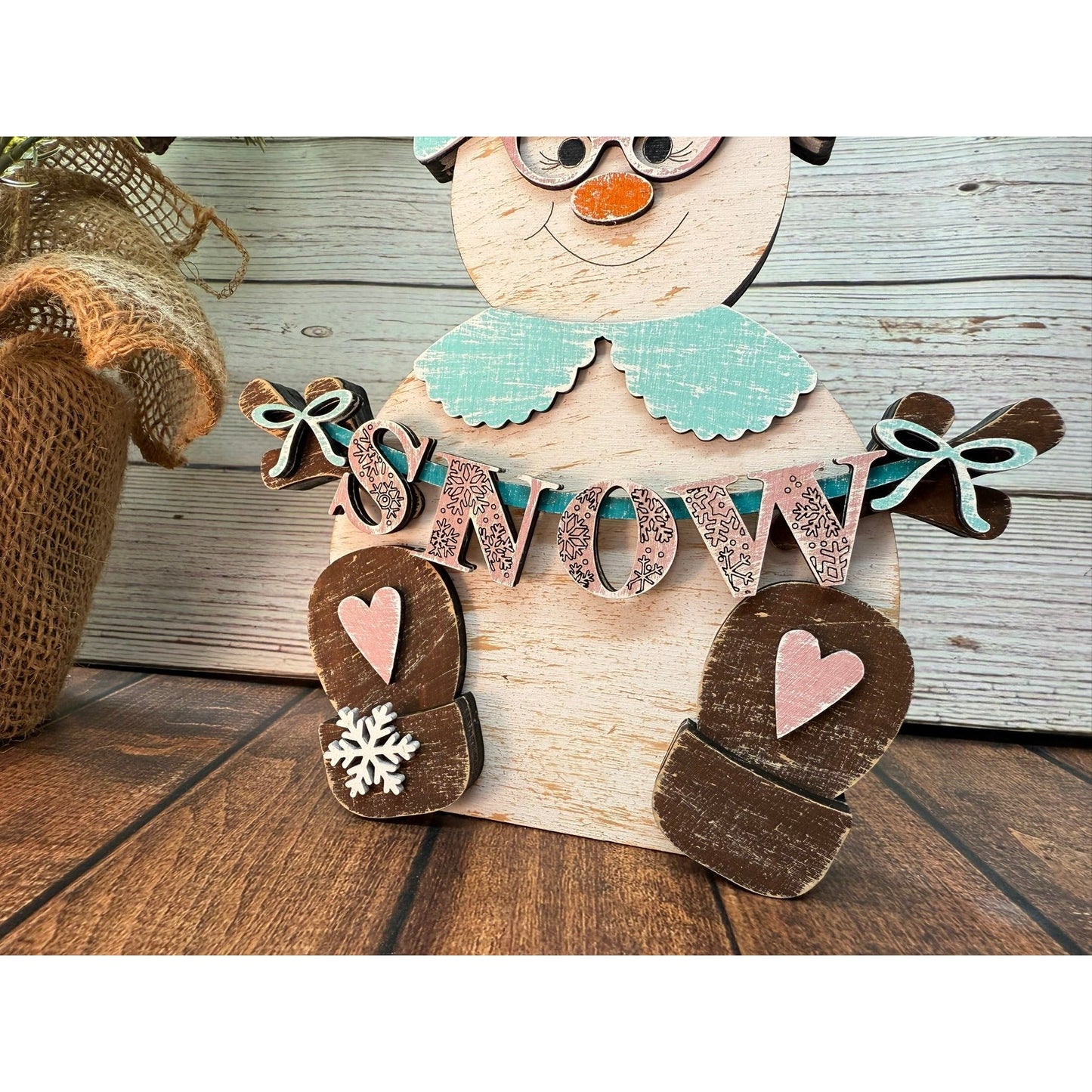 Chunky Mrs. Snow - Nifty Decor & More