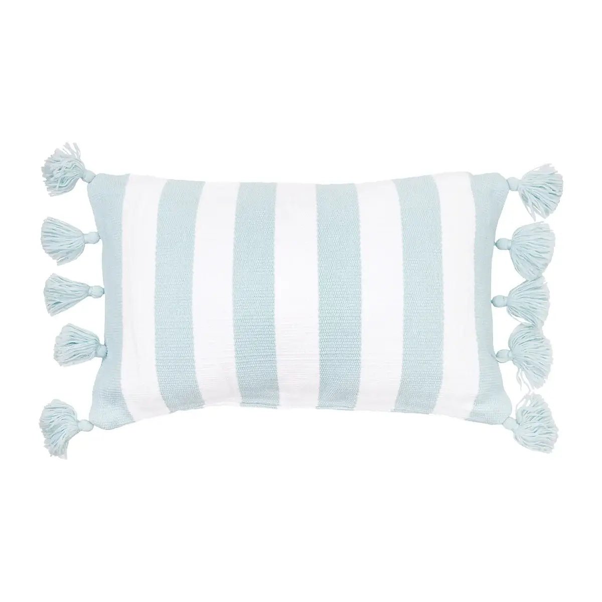 Coastal Cabana Stripes Throw Pillow, Vibrant Indoor Outdoor Patio Decor, Perfect Beach House Gift Throw Pillow