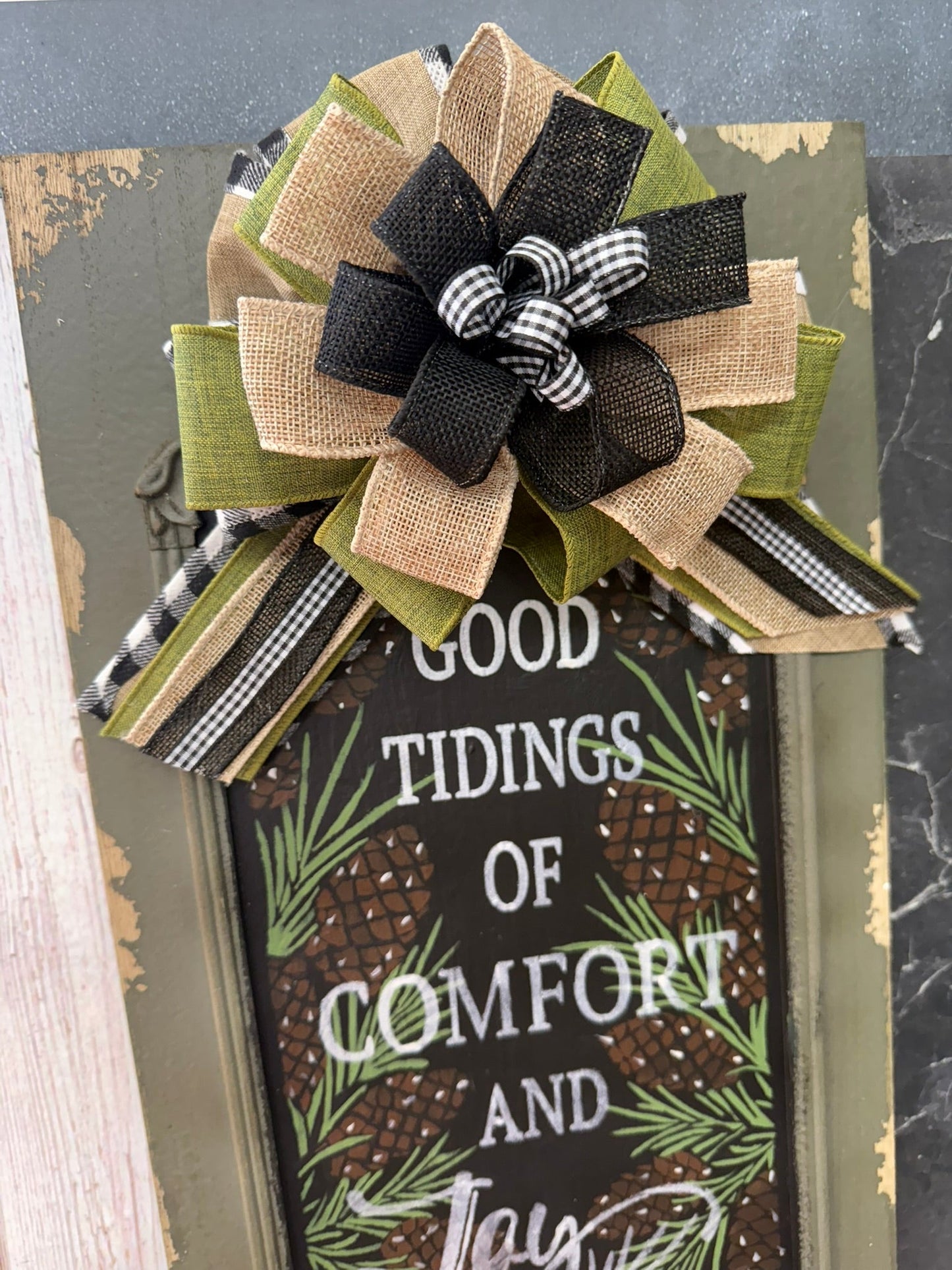 Comfort and Joy Vintage Wall Panel - Nifty Decor & More