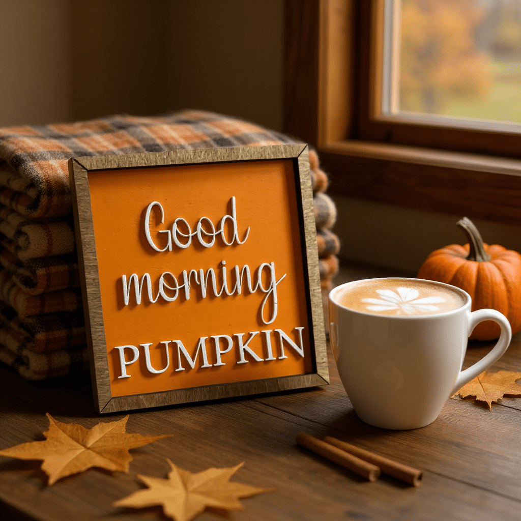 Cozy Fall Home Wall Decor Fall Wall Decor Good Morning