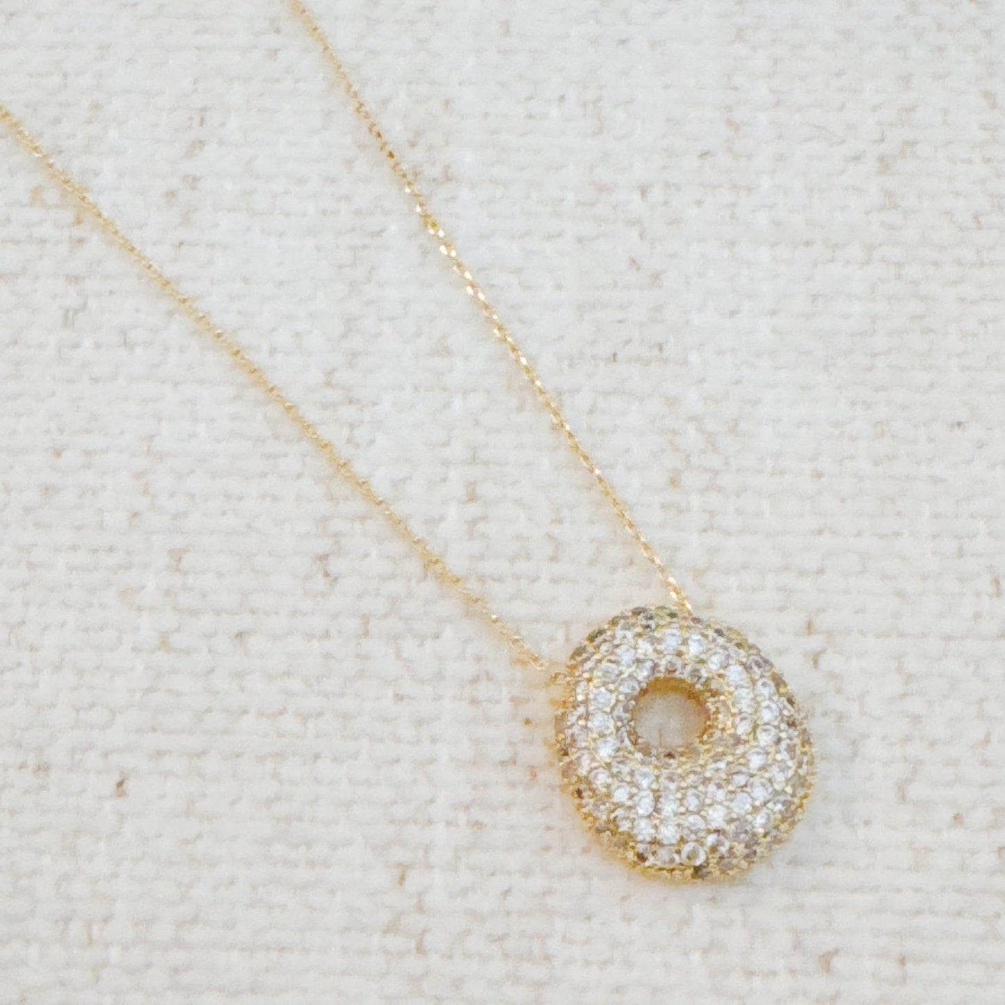 Crystal Bubble Initial Necklace, Sparkling Preppy Charm Necklace, Trendy Accessory for Women, Gift Idea - Nifty Decor & More