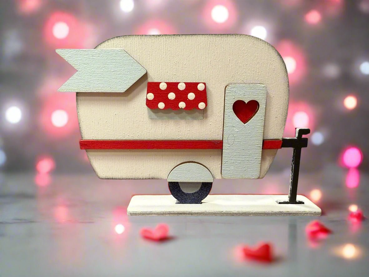 Cupid's Campground Shelf Sitter